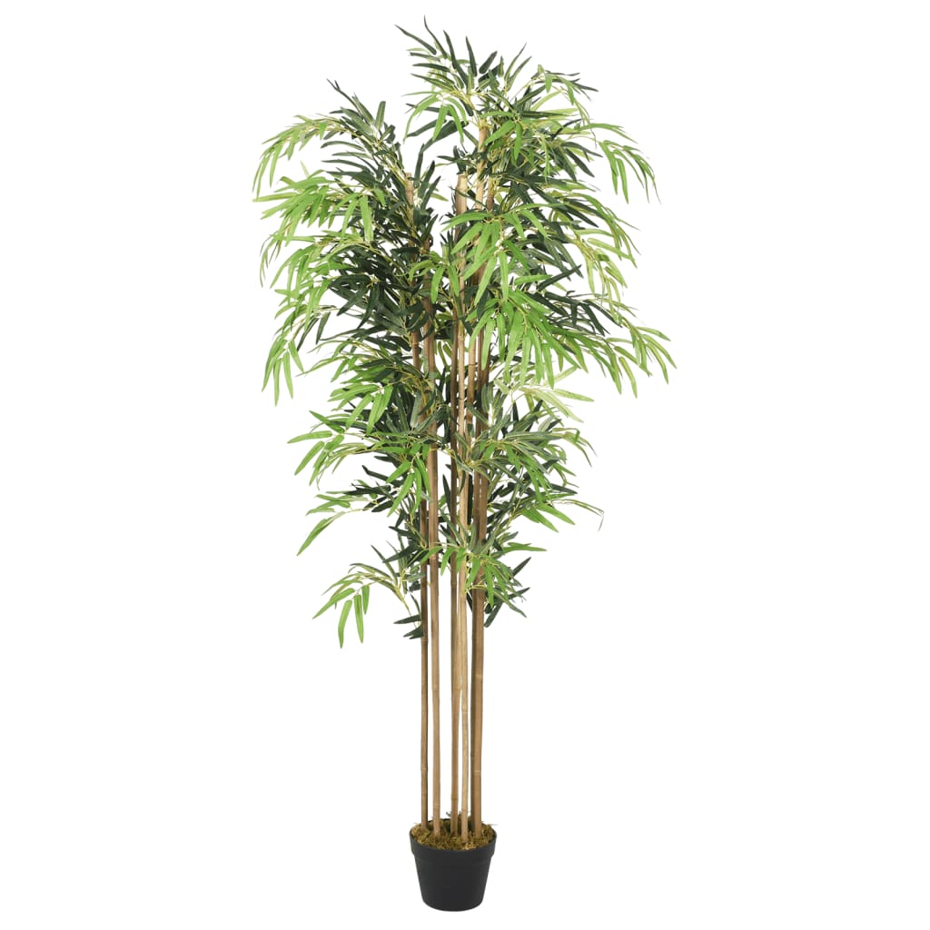 vidaXL Umelý bambusový strom 1095 listov 180 cm zelený