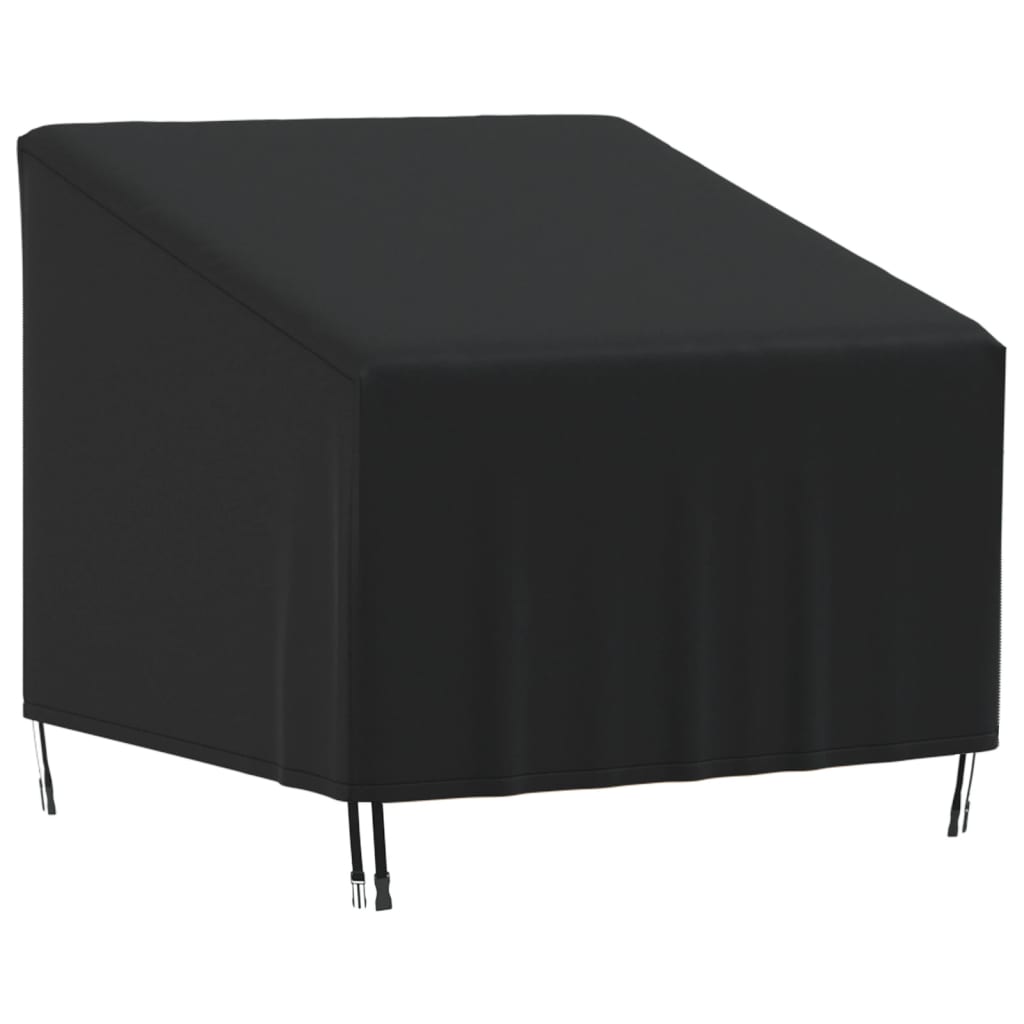 vidaXL Obal na záhradnú stoličku, čierny 90x90x50/75 cm, 420D oxford