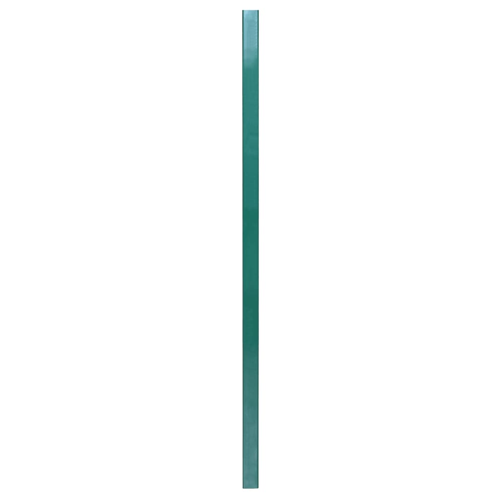 vidaXL Plotové stĺpiky 10 ks zelené 170 cm pozinkovaná oceľ