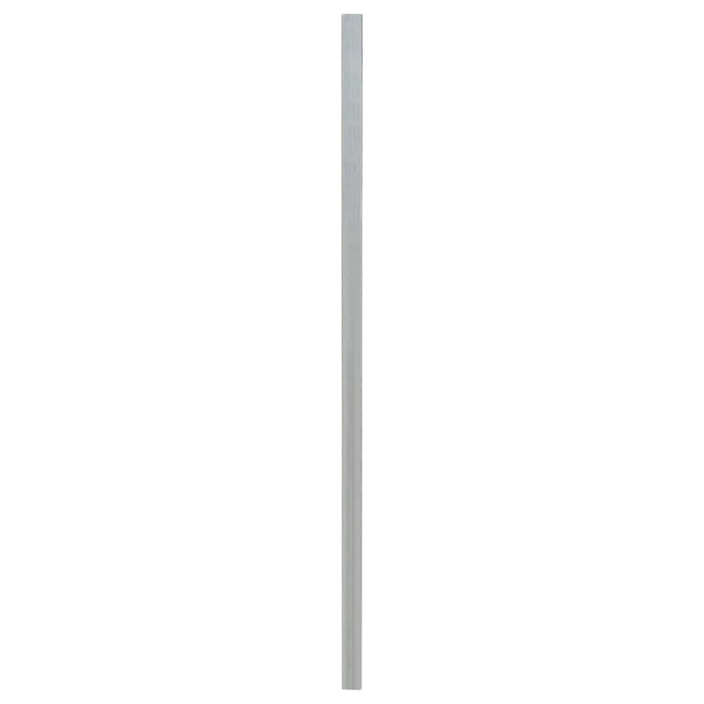 vidaXL Plotové stĺpiky 20 ks, strieborné 150 cm, pozinkovaná oceľ