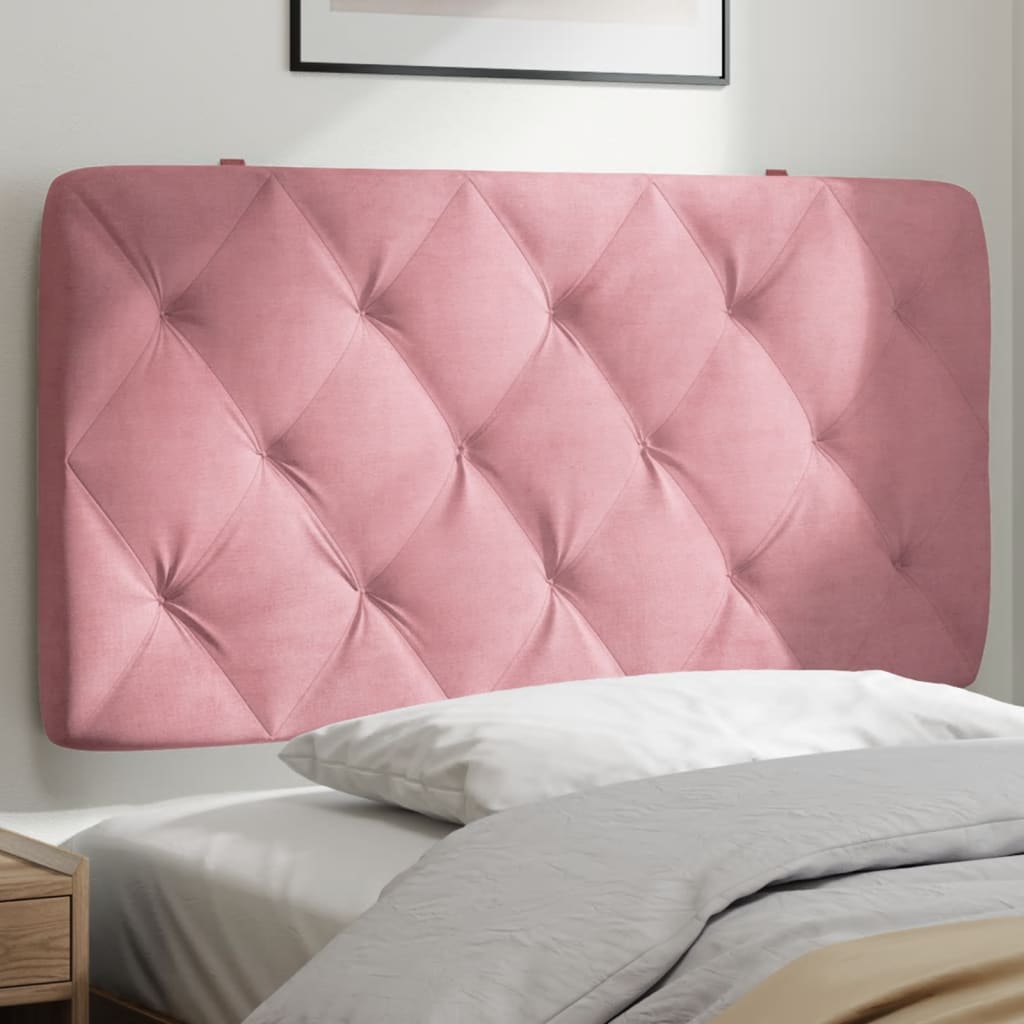 vidaXL Vankúš na čelo postele ružový 100 cm zamat