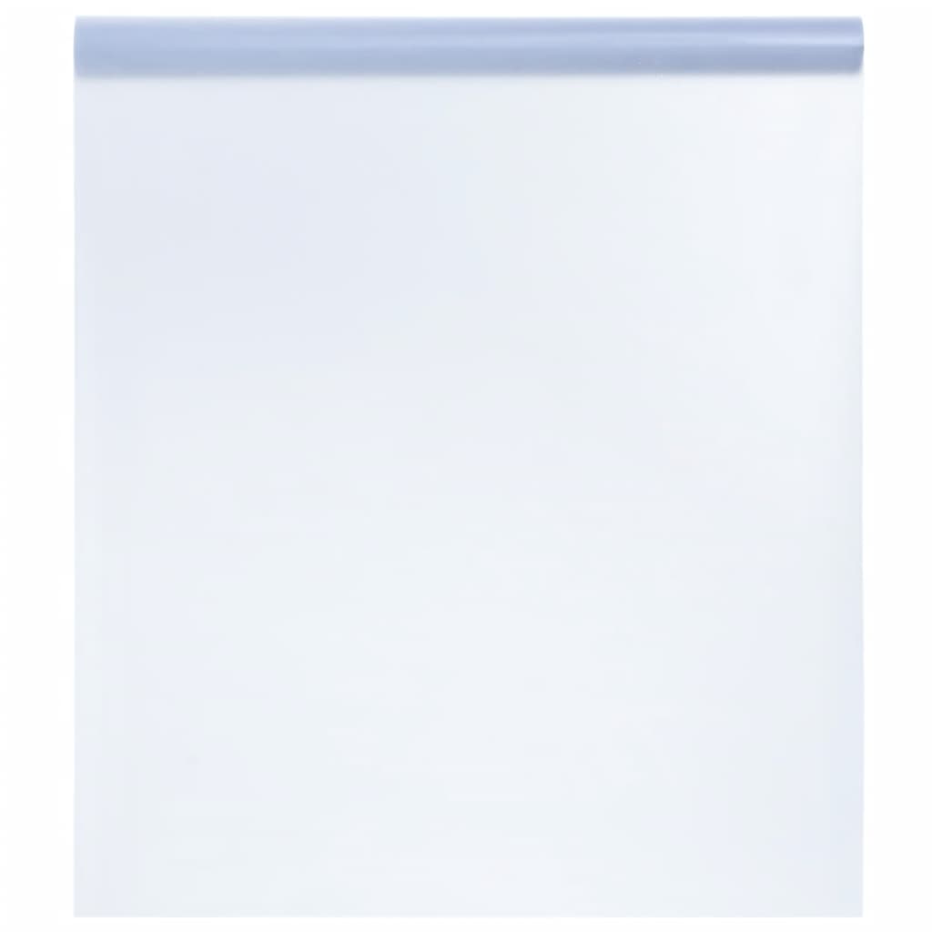 vidaXL Okenná fólia statická matná transparentná sivá 45x2000 cm PVC