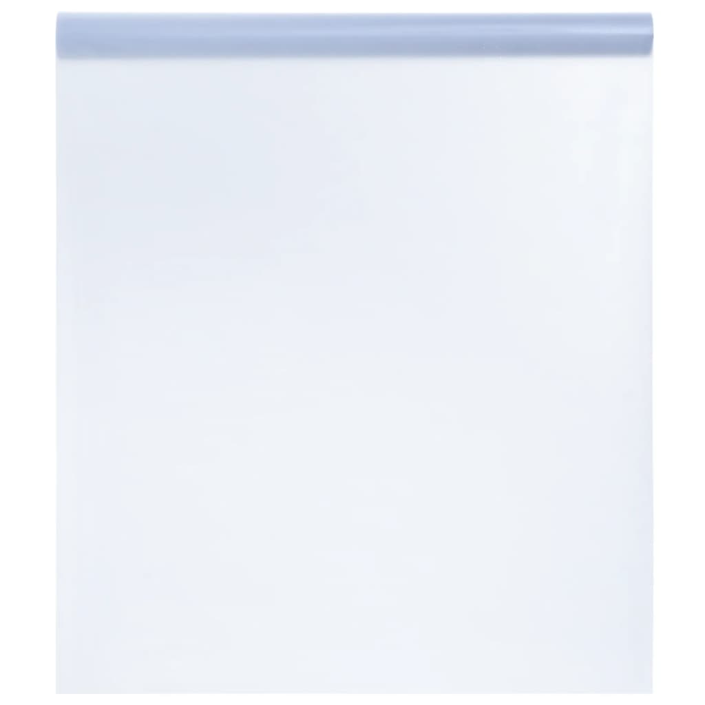 vidaXL Okenná fólia statická matná transparentná sivá 60x2000 cm PVC