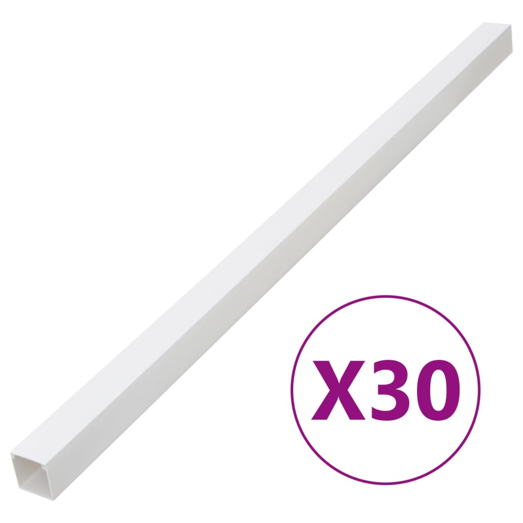 vidaXL Káblový rozvod 60x60 mm 30 m PVC