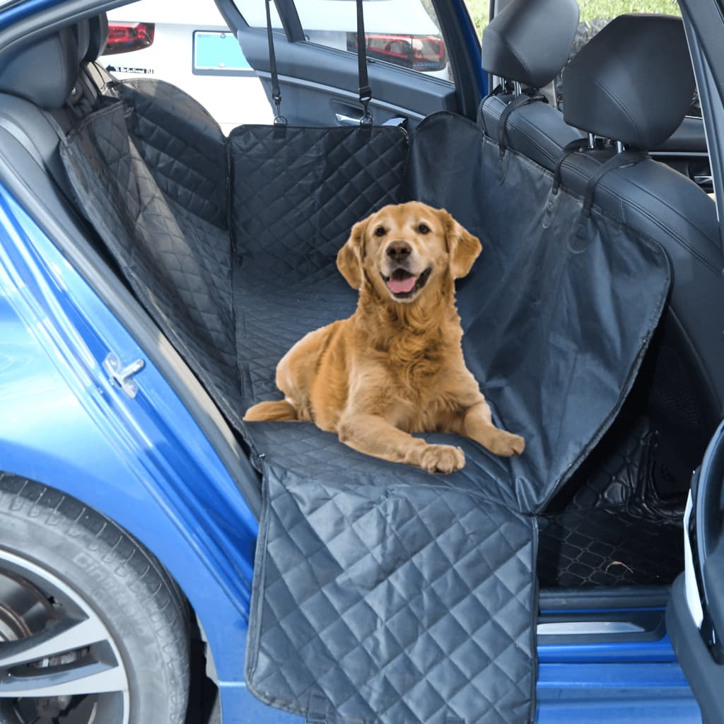 vidaXL Poťah na sedadlo auta pre psov čierny 137x46x50 cm