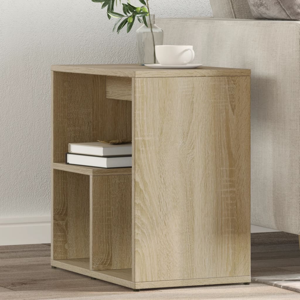 vidaXL Príručný stolík, dub sonoma 50x30x50 cm, kompozitné drevo