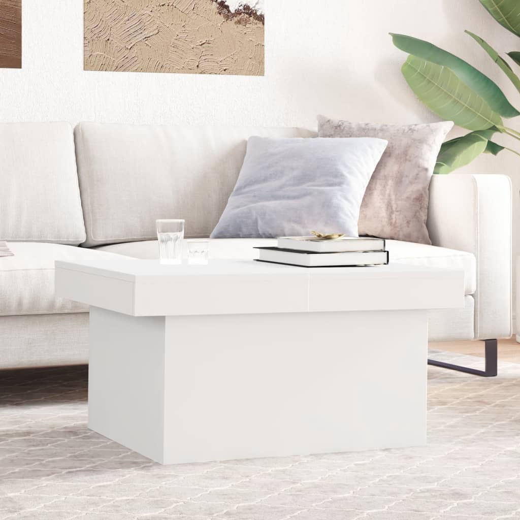 vidaXL Konferenčný stolík biely 100x55x40 cm kompozitné drevo
