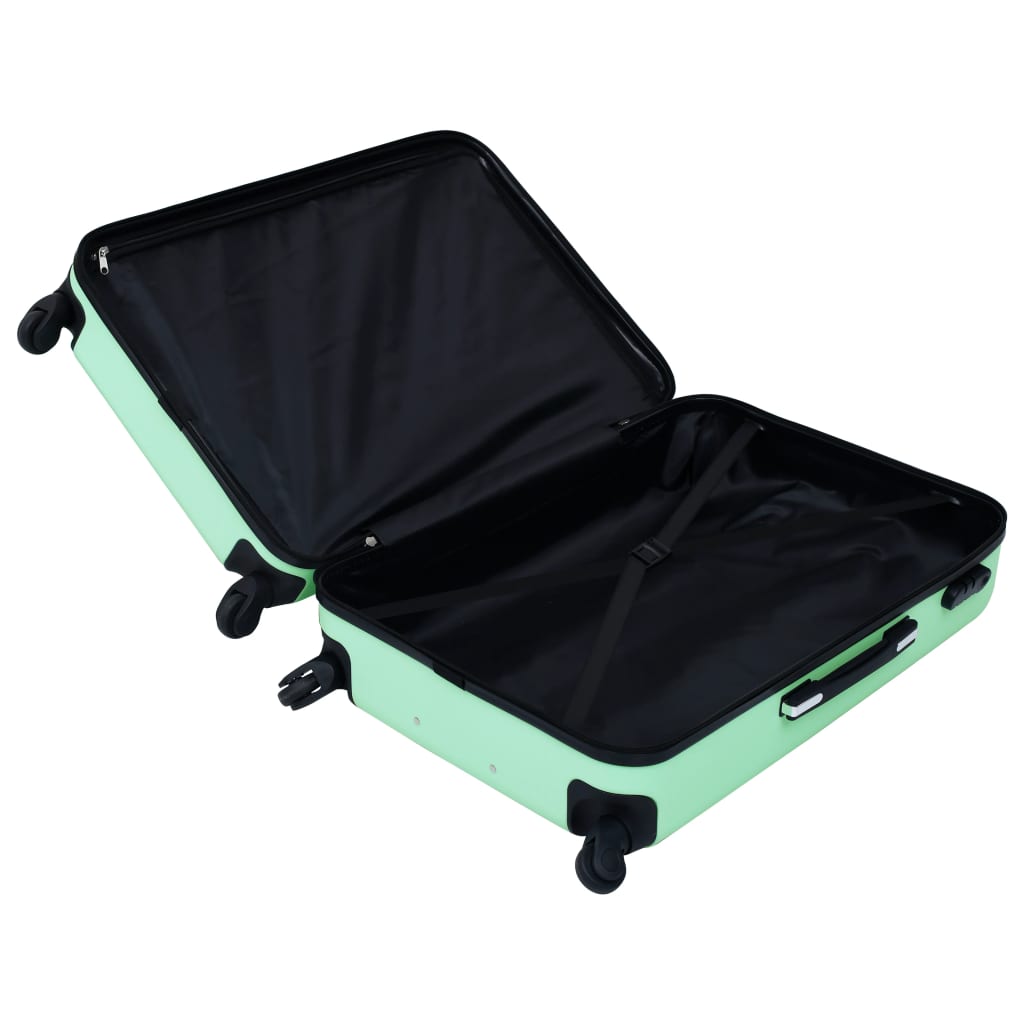 vidaXL Súprava cestovných kufrov s tvrdým krytom 3 ks mätová ABS