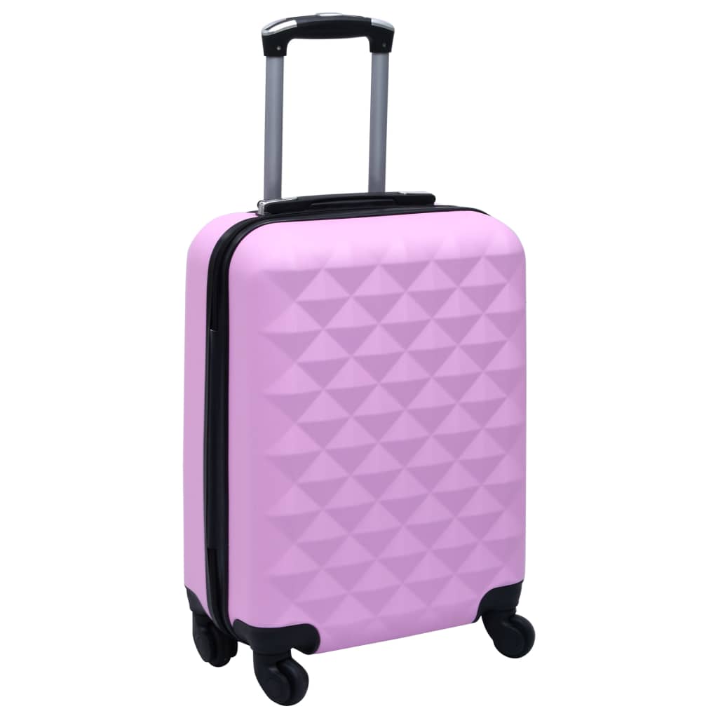 vidaXL Súprava cestovných kufrov s tvrdým krytom 2 ks ružová ABS