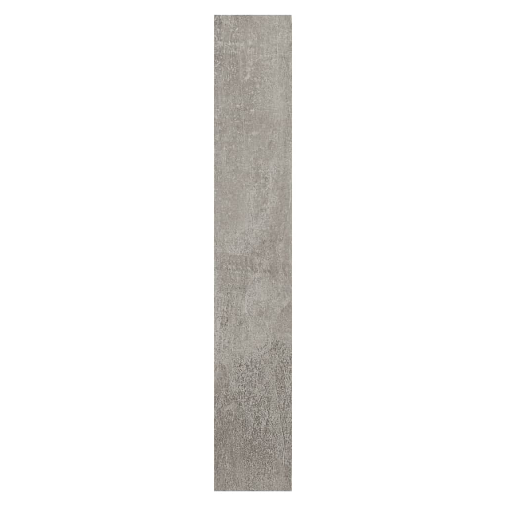 vidaXL Botník betónovo sivý 63x24x147 cm spracované drevo