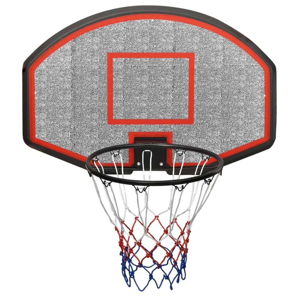 vidaXL Basketbalová doska čierna 90x60x2 cm polyetén