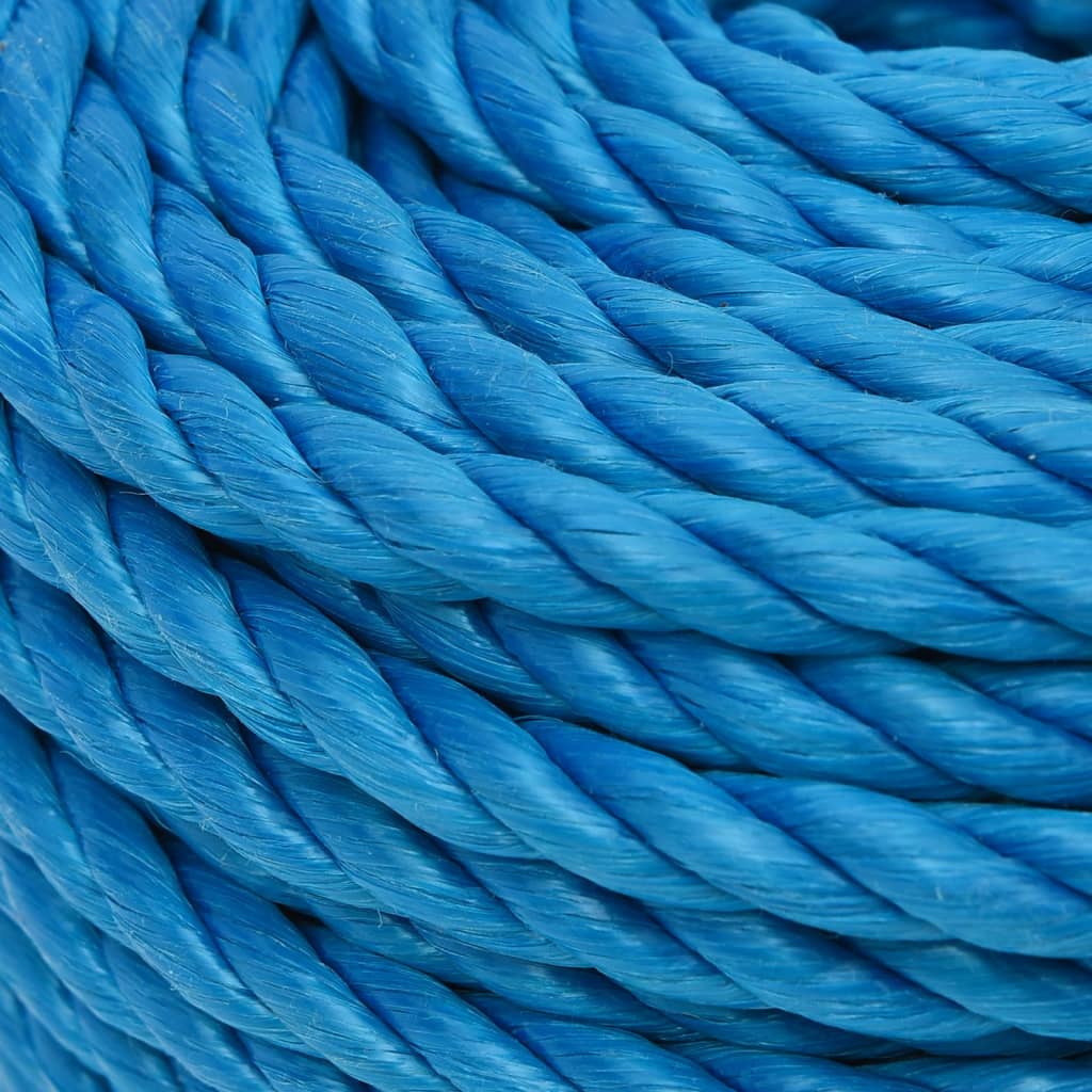 vidaXL Pracovné lano modré 24 mm 50 m polypropylén