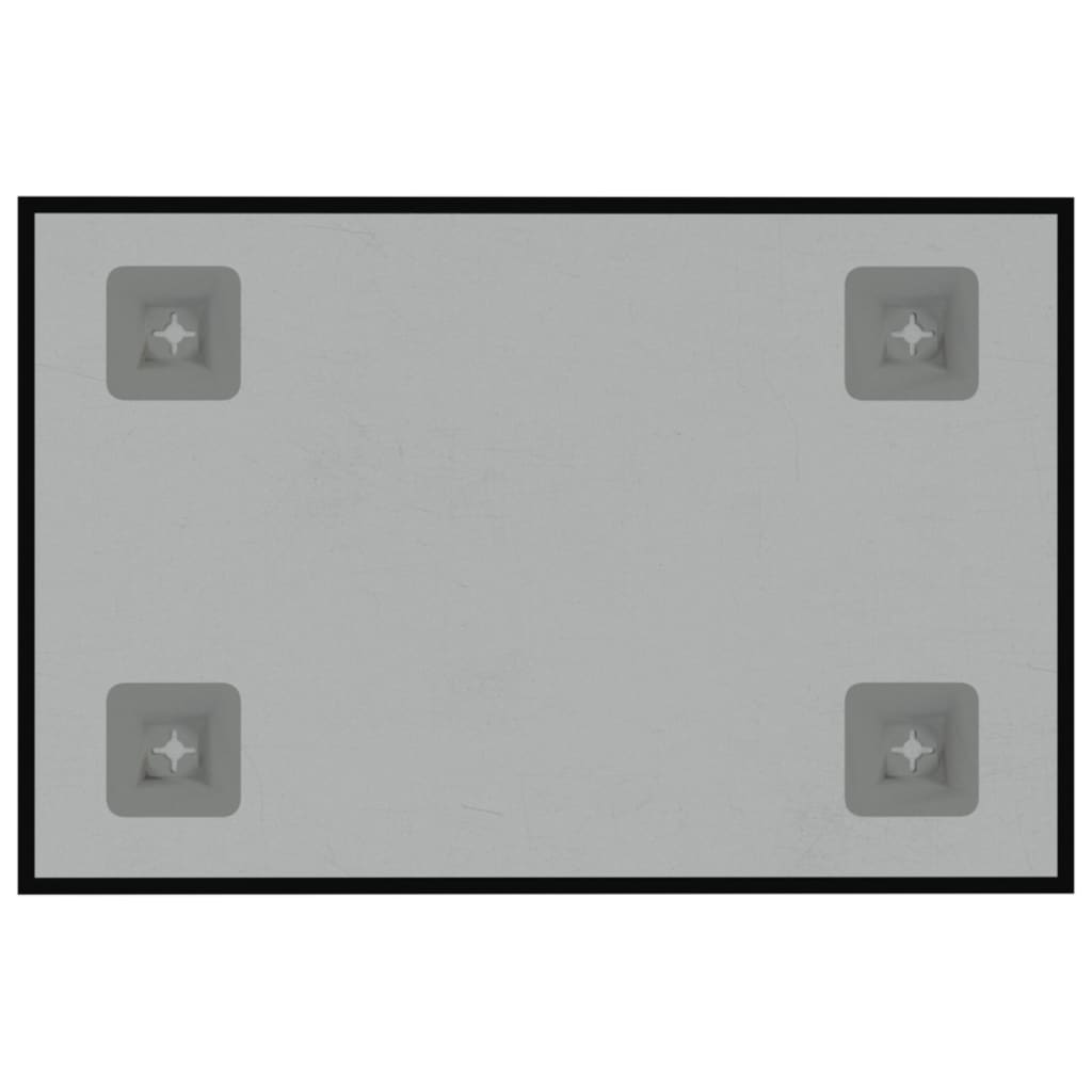 vidaXL Nástenná magnetická tabuľa čierna 30x20 cm tvrdené sklo
