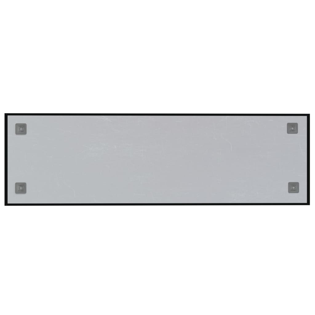 vidaXL Nástenná magnetická tabuľa čierna 100x30 cm tvrdené sklo