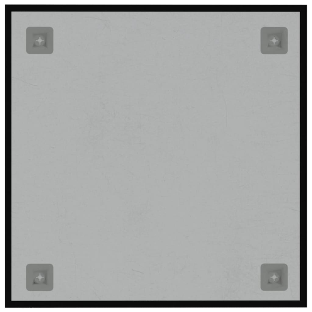 vidaXL Nástenná magnetická tabuľa čierna 40x40 cm tvrdené sklo