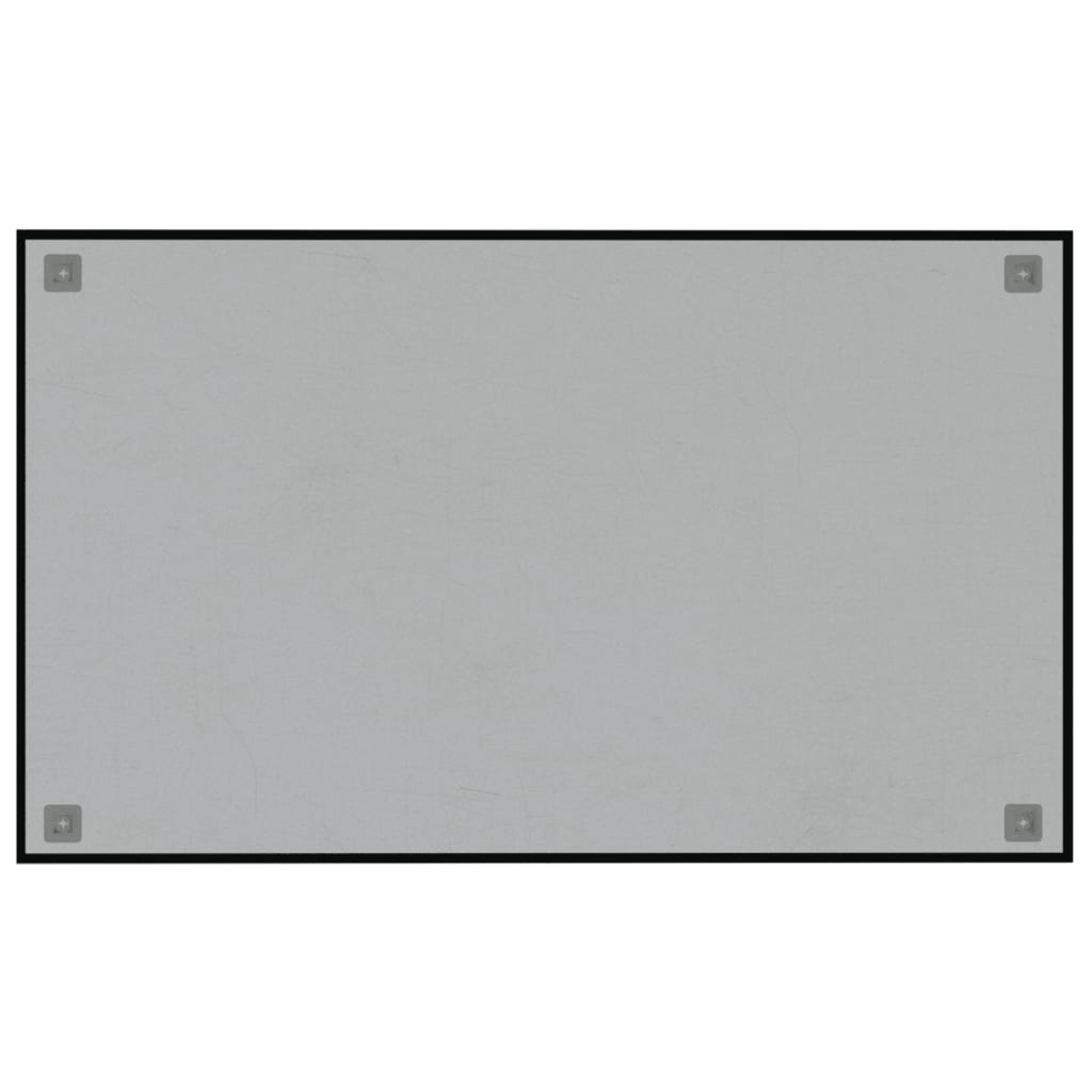 vidaXL Nástenná magnetická tabuľa čierna 100x60 cm tvrdené sklo