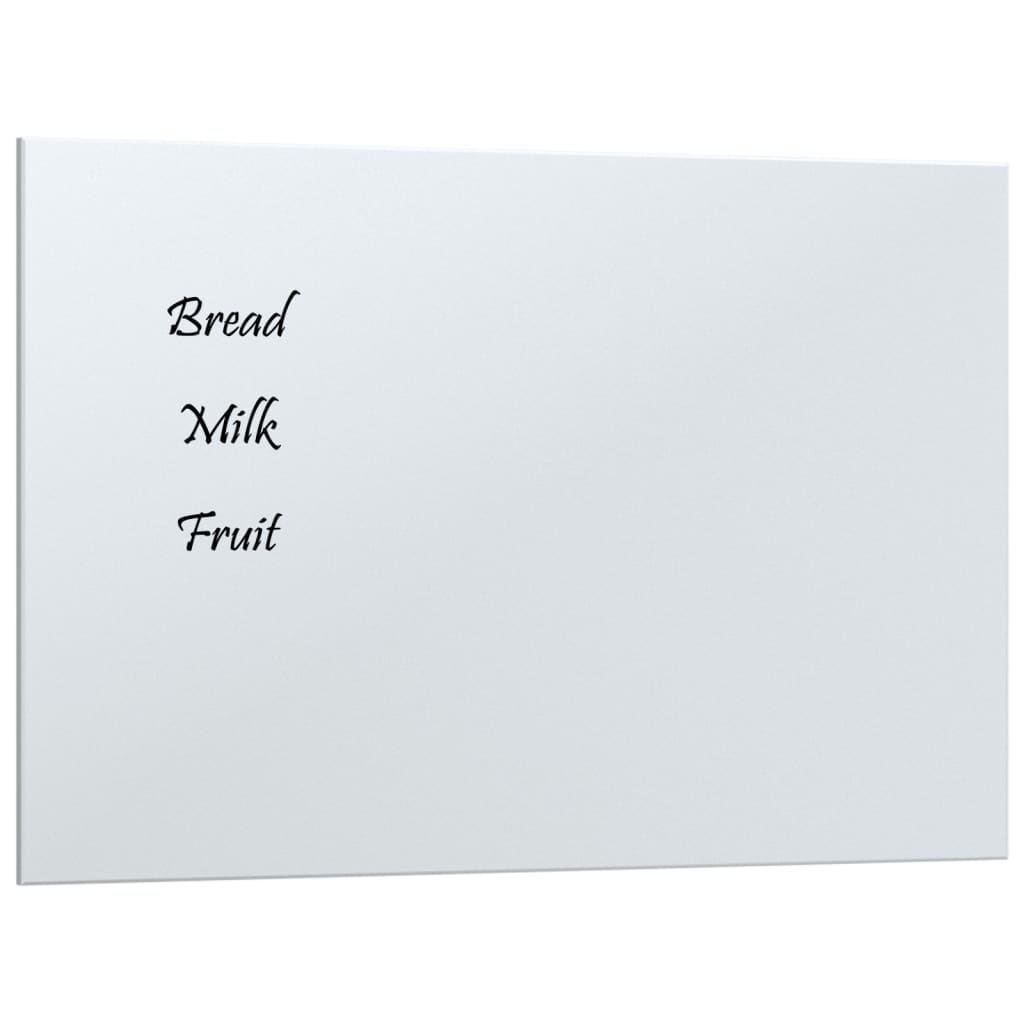 vidaXL Nástenná magnetická tabuľa biela 40x30 cm tvrdené sklo