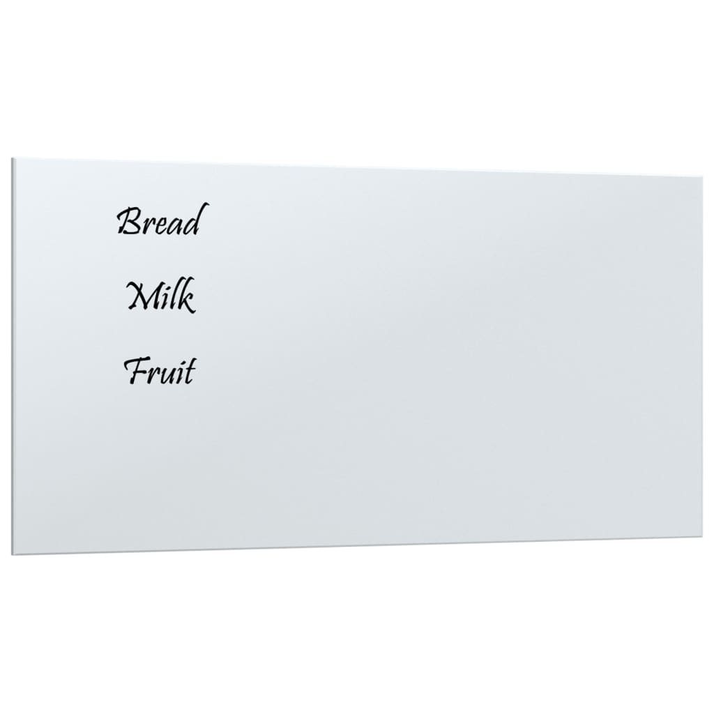 vidaXL Nástenná magnetická tabuľa biela 40x20 cm tvrdené sklo