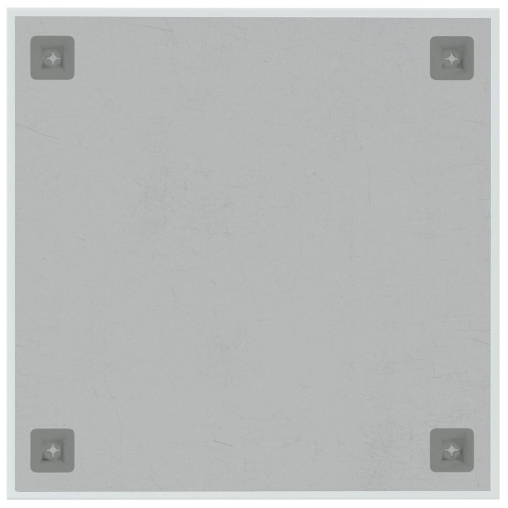 vidaXL Nástenná magnetická tabuľa biela 40x40 cm tvrdené sklo
