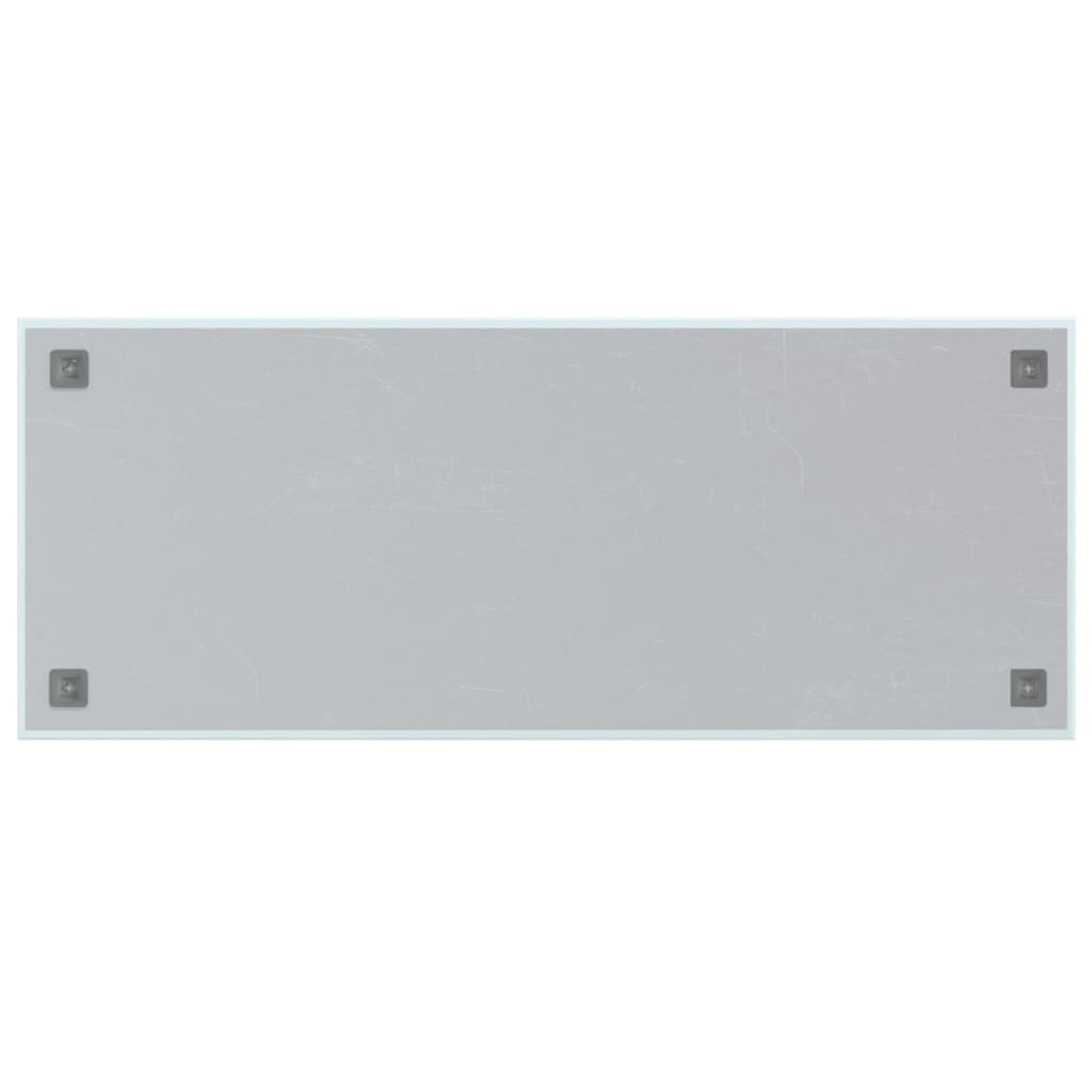 vidaXL Nástenná magnetická tabuľa biela 100x40 cm tvrdené sklo