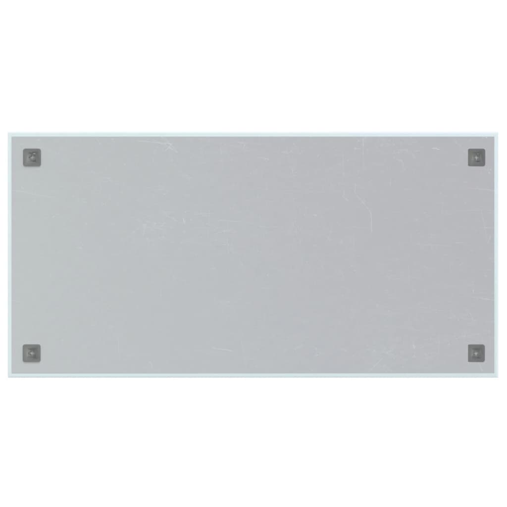 vidaXL Nástenná magnetická tabuľa biela 100x50 cm tvrdené sklo
