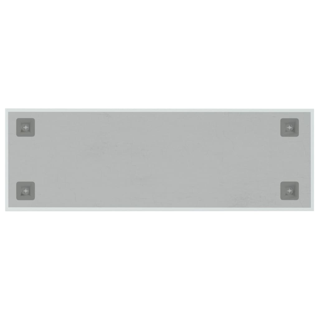 vidaXL Nástenná magnetická tabuľa biela 60x20 cm tvrdené sklo