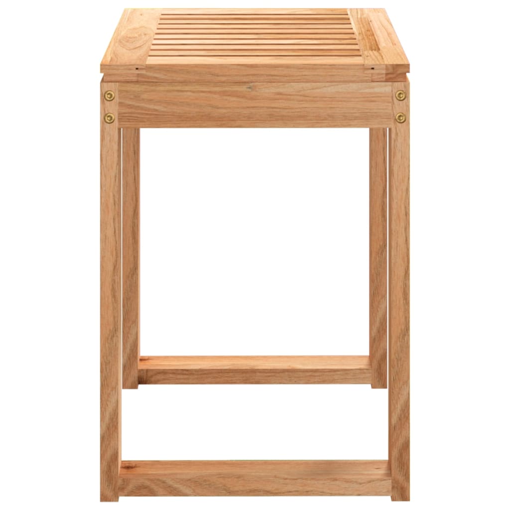 vidaXL Kúpeľňová stolička 40x30x46 cm masívne orechové drevo
