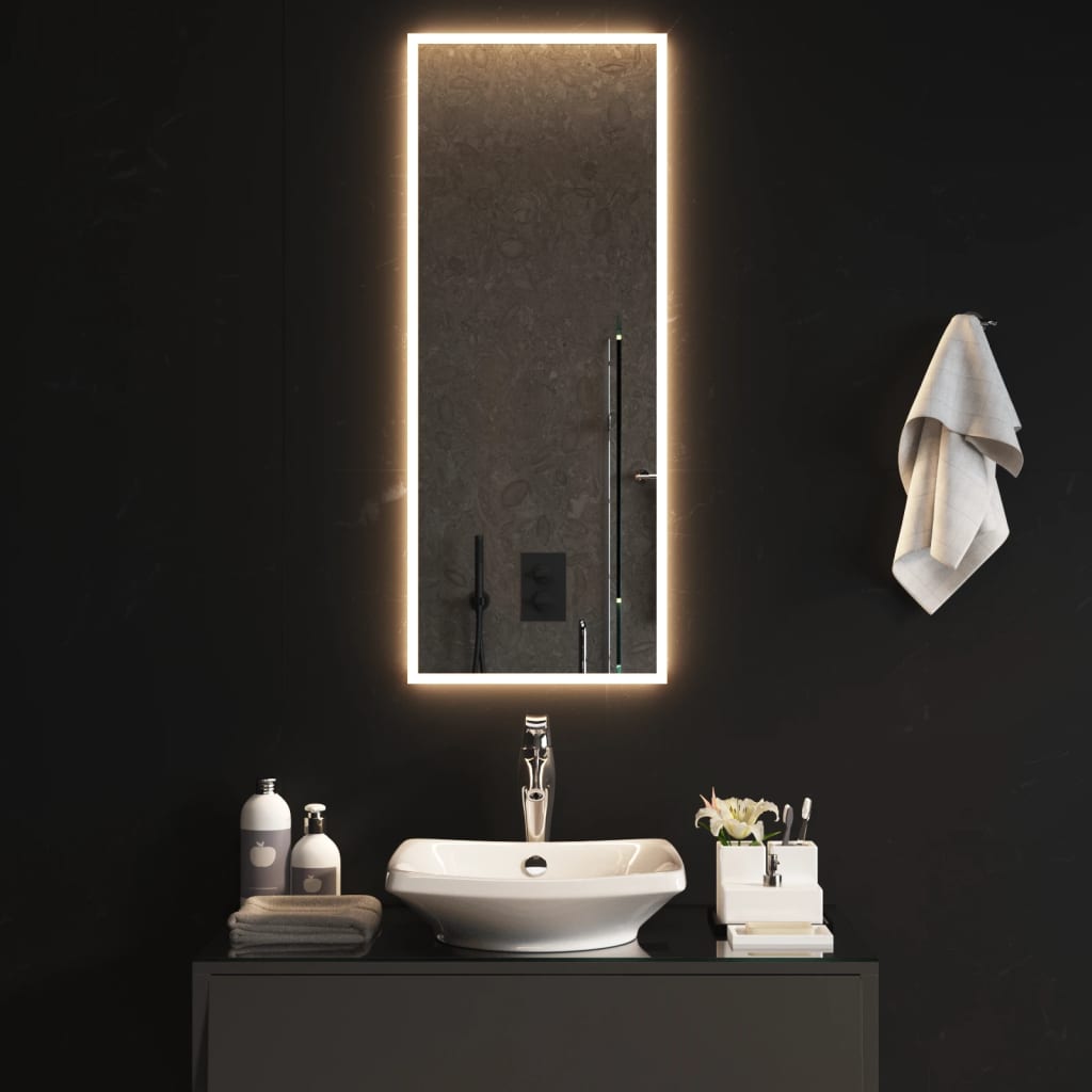 vidaXL LED kúpeľňové zrkadlo 40x100 cm