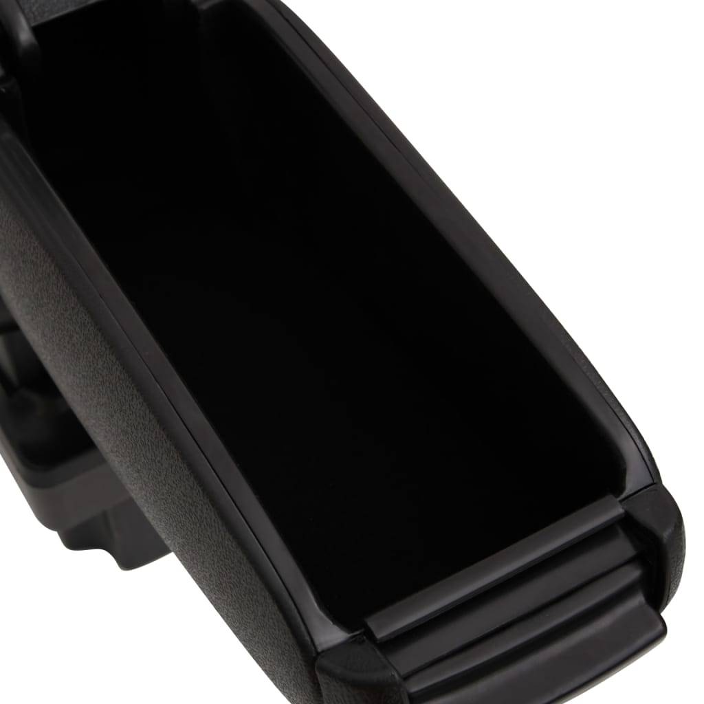 vidaXL Lakťová opierka do auta čierna 11,5x32x(30-50) cm ABS
