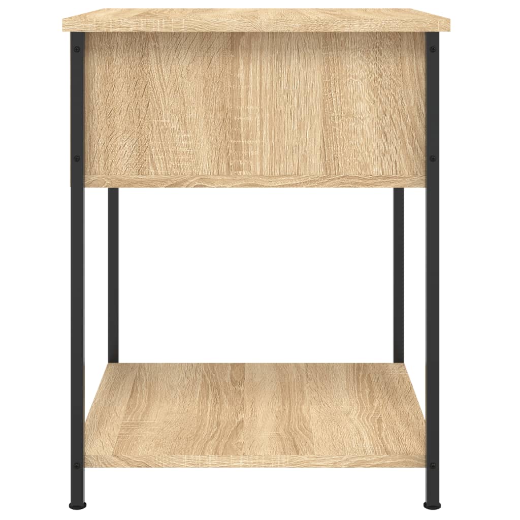 vidaXL Nočné stolíky 2 ks dub sonoma 44x45x58 cm kompozitné drevo