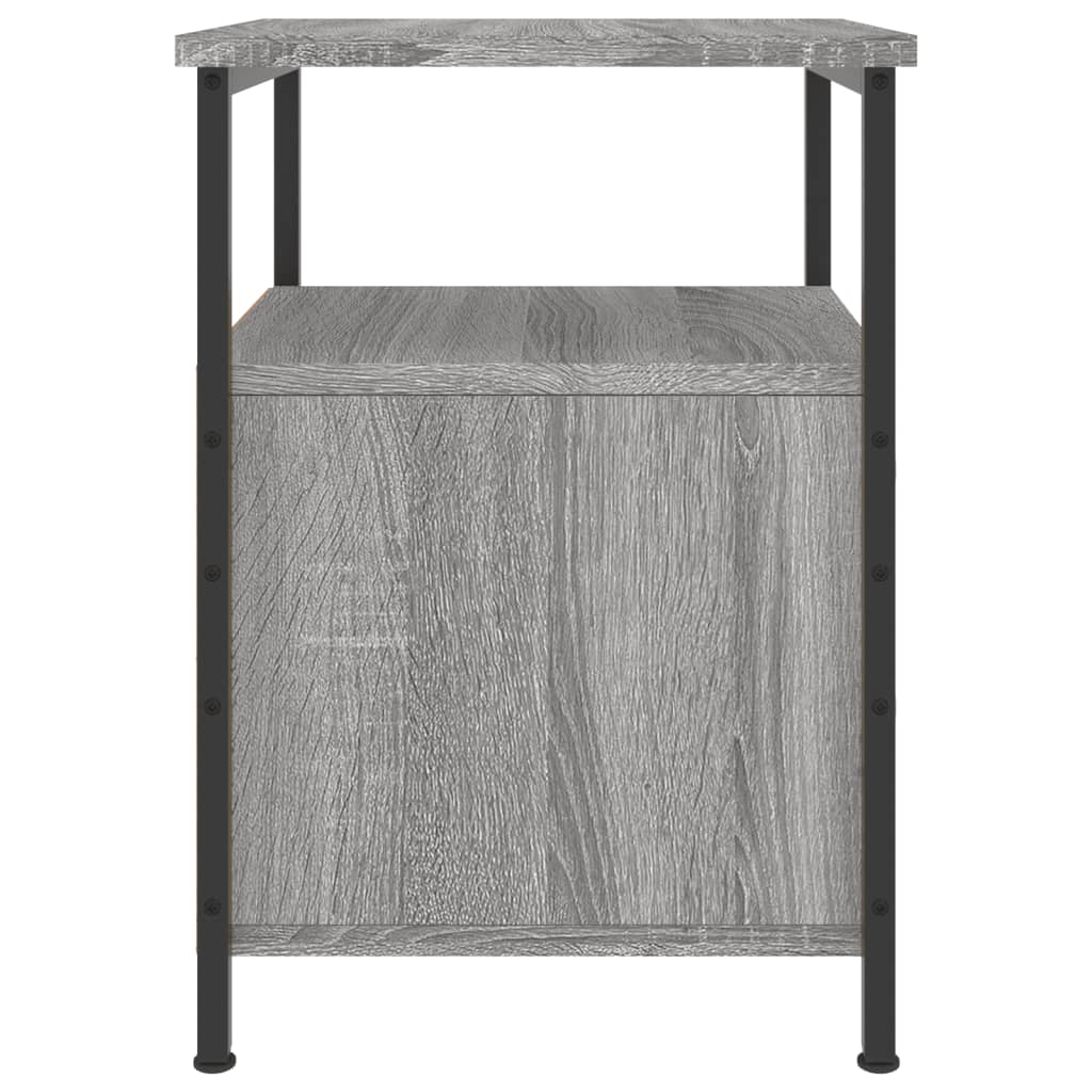 vidaXL Nočný stolík sivý sonoma 34x35,5x50 cm kompozitné drevo